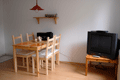 dining table and TV
